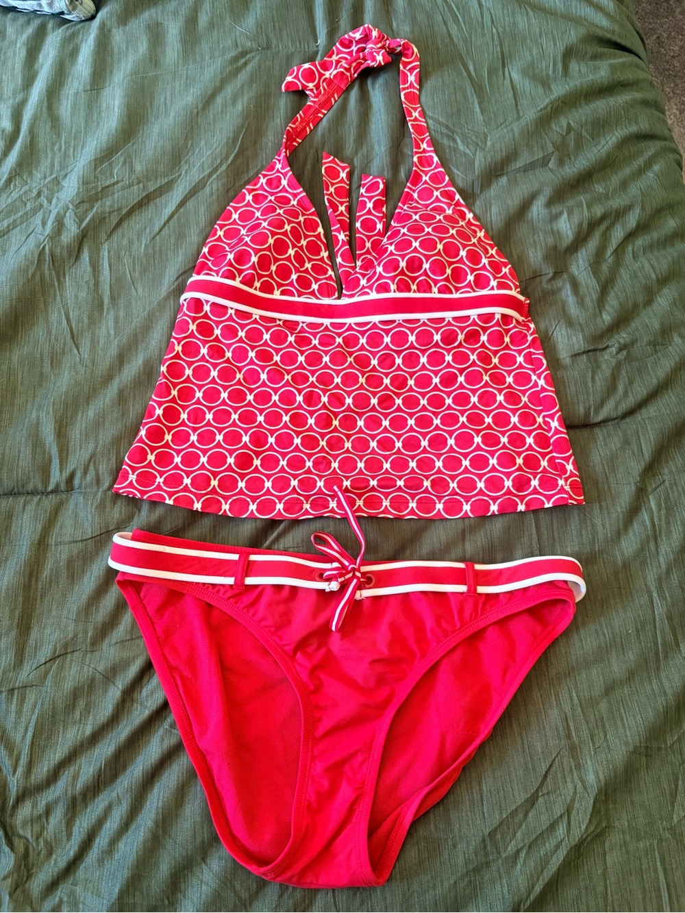 JAG Halter Tankini Swim Set